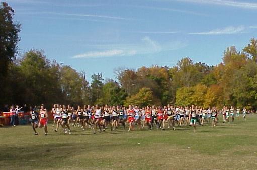 Start of the boys 2-A race